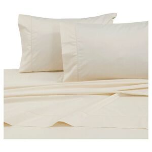 Tribeca Living - Cotton Sateen Deep Pocket Sheet Set (Queen) Ivory  Ivory